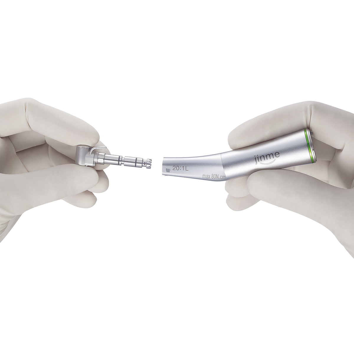 Handpiece easily detaches for easy cleaning