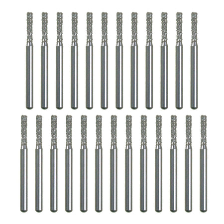 Package of 25 Spring Health Diamond Burs (Flat End Cylinder 836)
