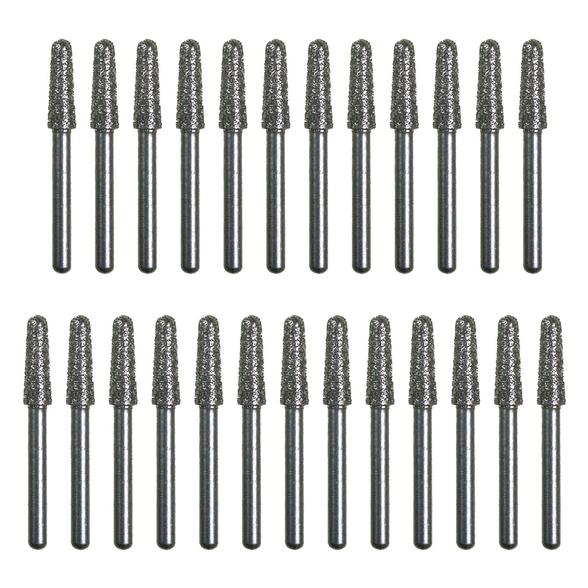 Package of 25 Spring Health Diamond Burs (Round End Taper 856 - 021mm)