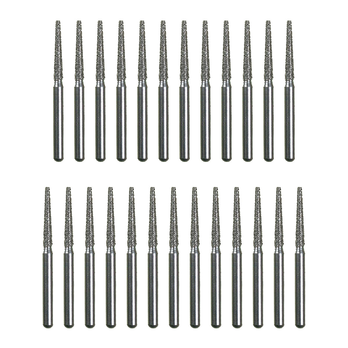 Package of 25 Spring Health Diamond Burs (Flat End Taper 847 - 014mm)