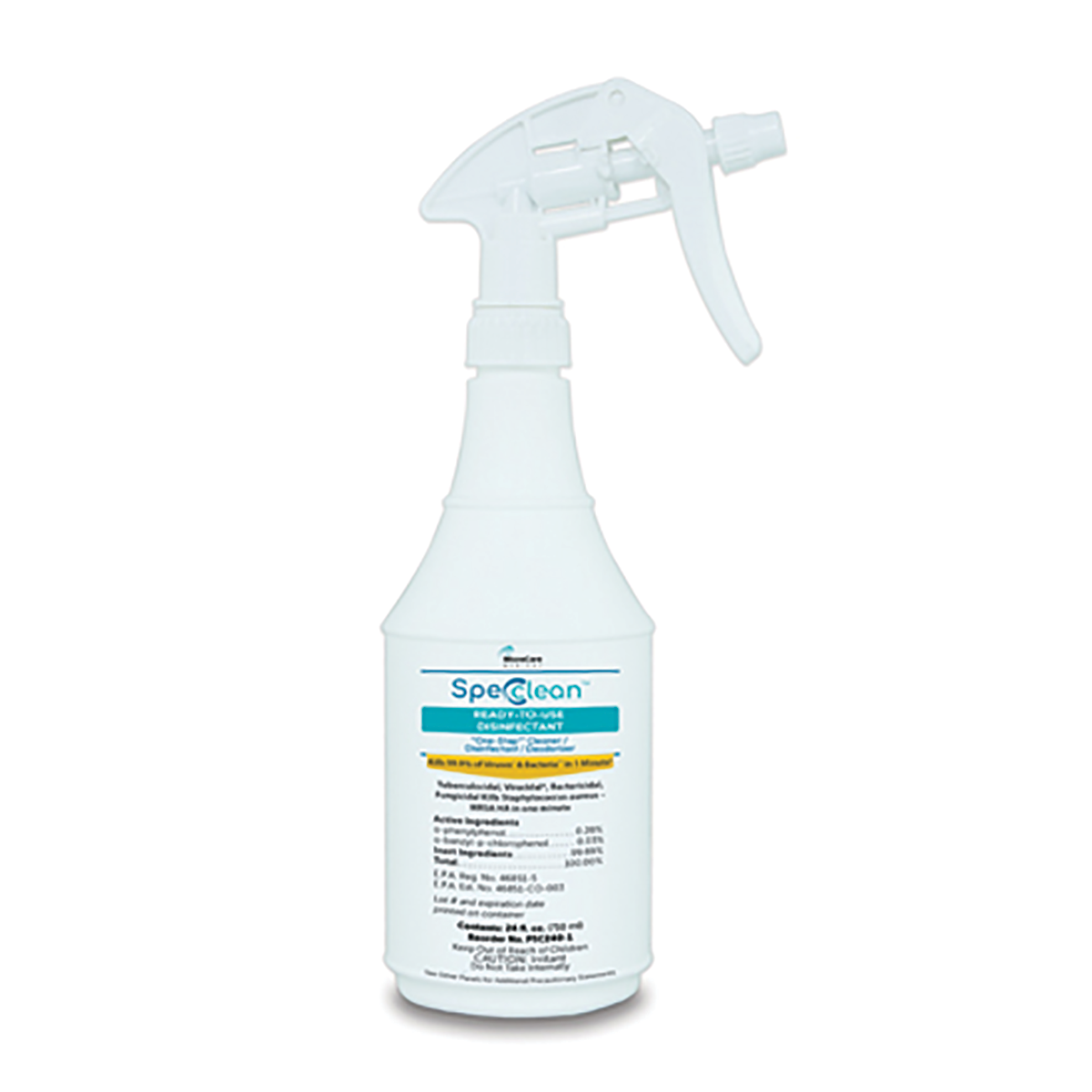 Spec-Clean Disinfectant Cleaner 24 oz Spray | Dental PPE