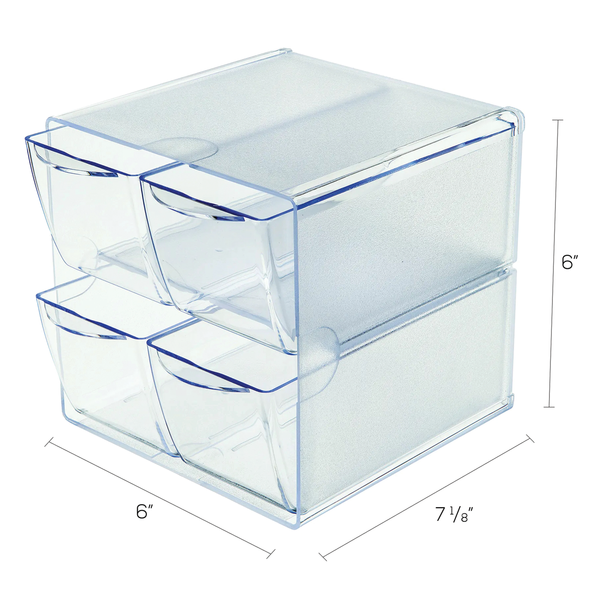 4 Drawer Stackable Cube Organizer