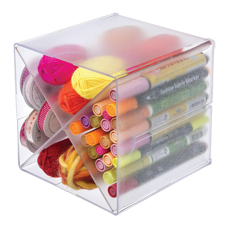 X Divider Stackable Cube Organizer