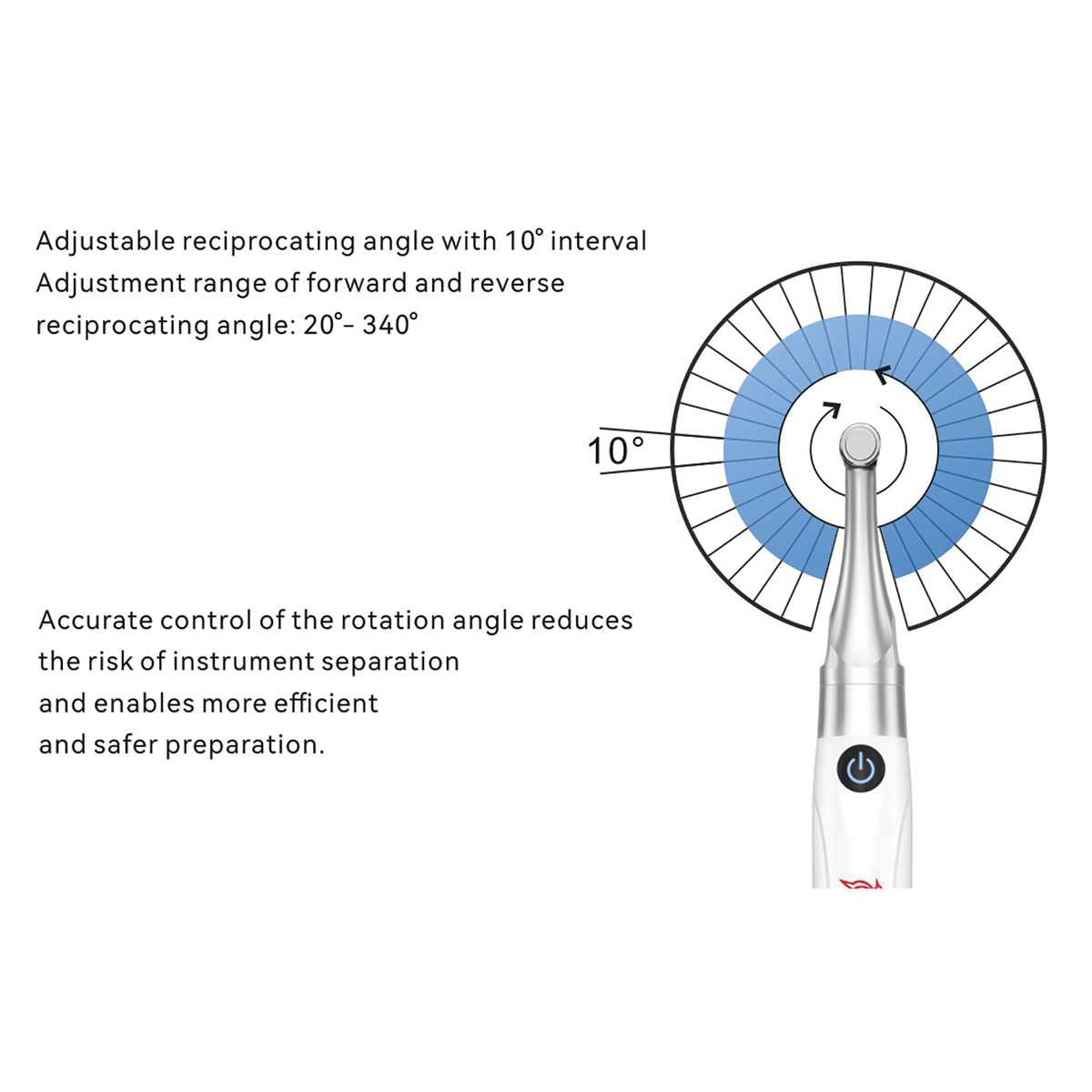 Reciprocating Contra Angle Handpiece Head