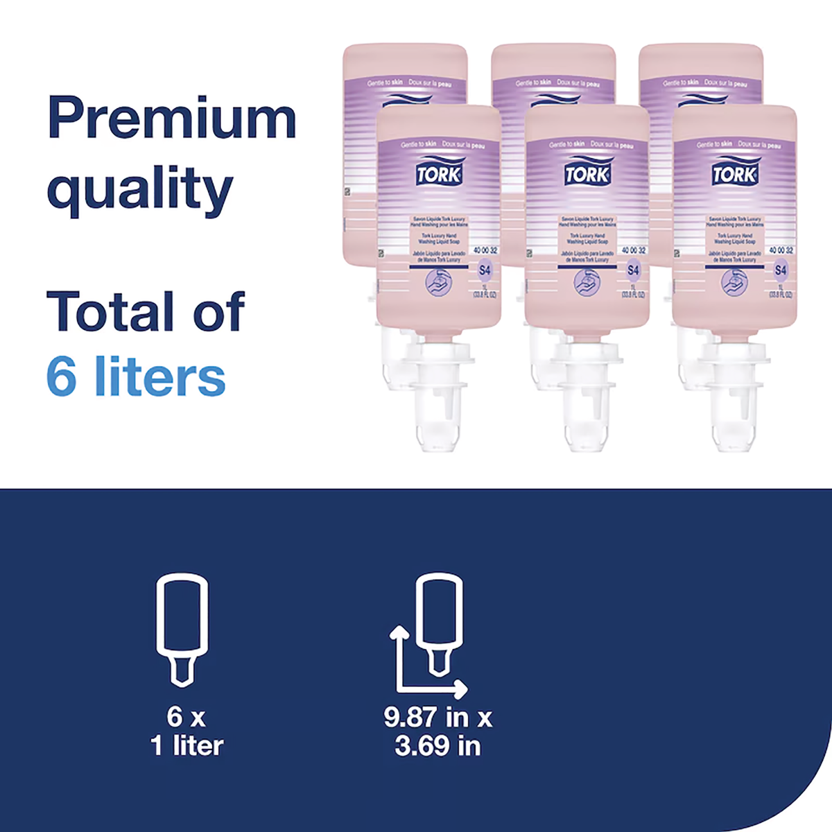 Tork S4 Luxury Handwashing Soap Refill (Case)