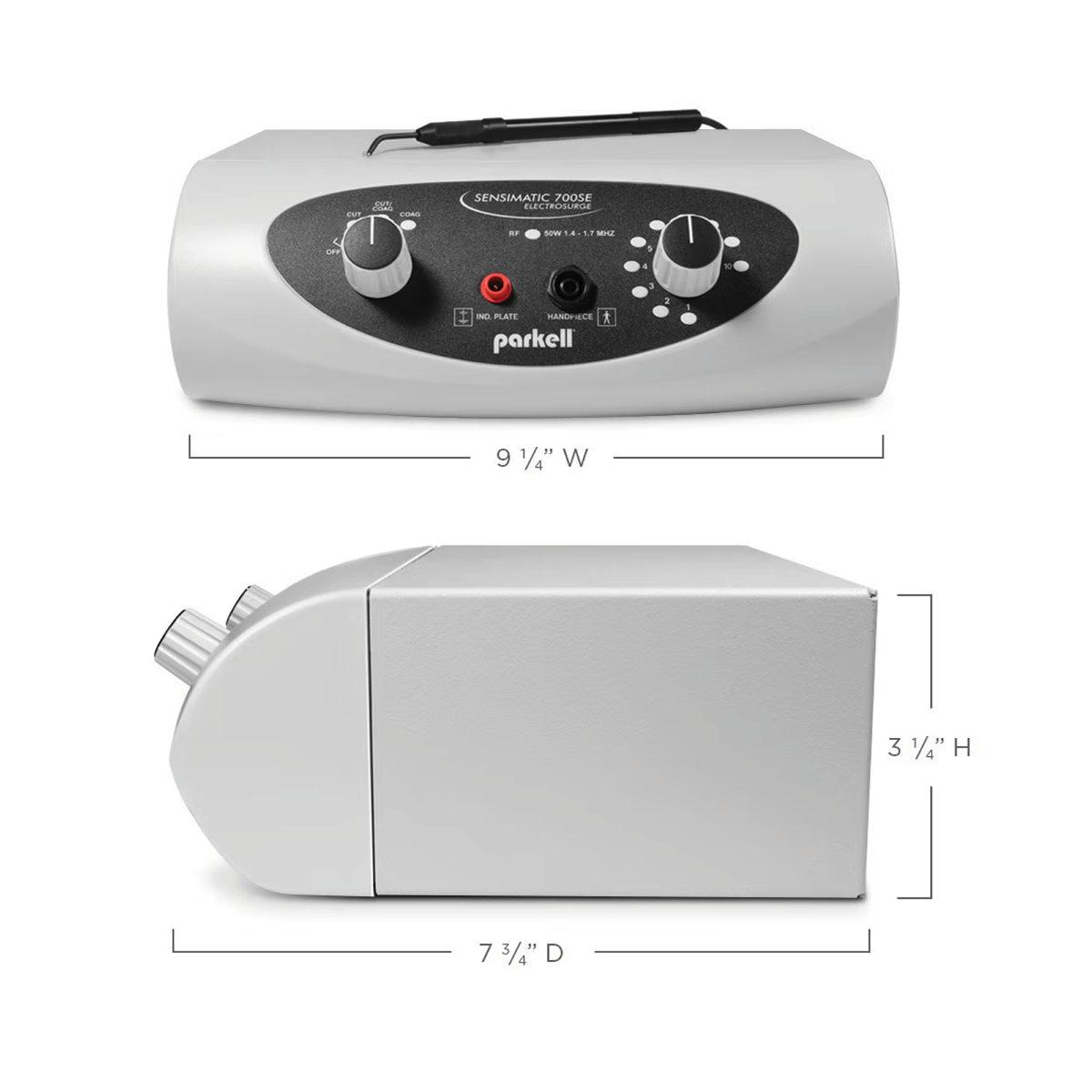 Size Dimensions of Electrosurgery Unit