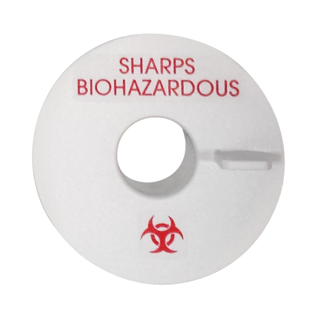 Sharps Holder Biohazard Lid