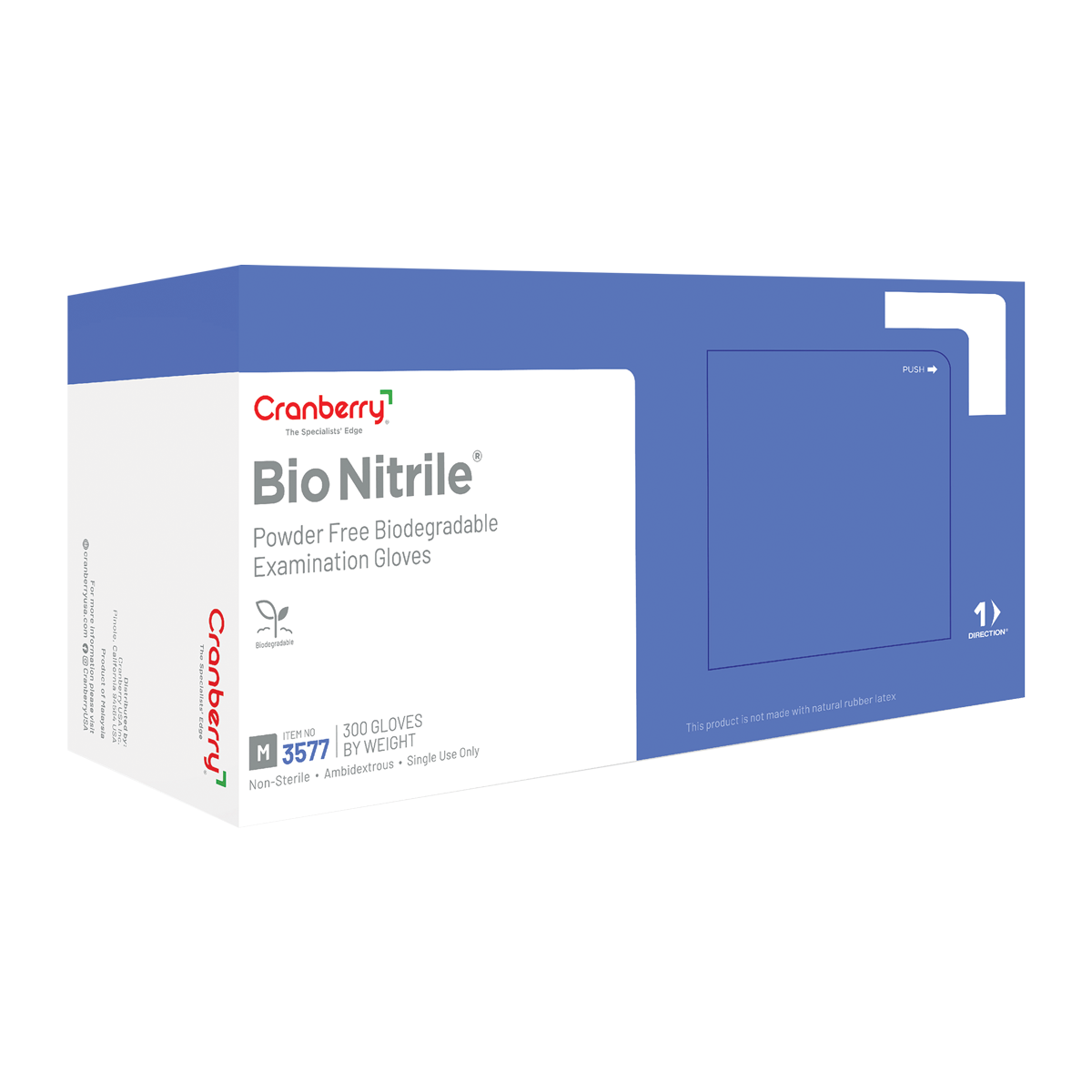 Cranberry Bio Nitrile Gloves