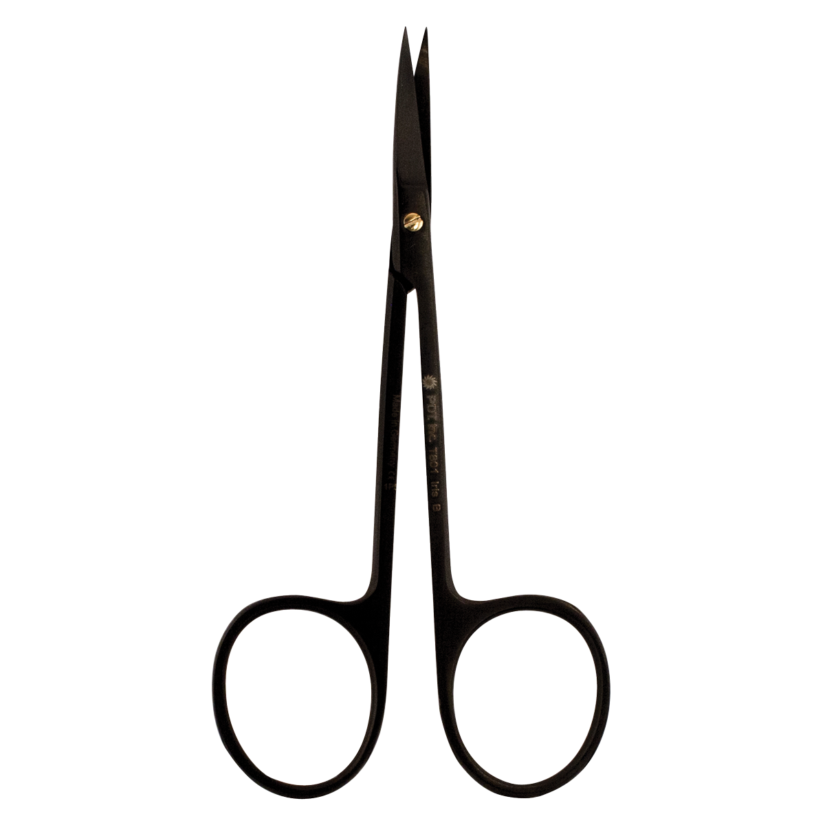 PDT Curved Iris Scissors (Black)