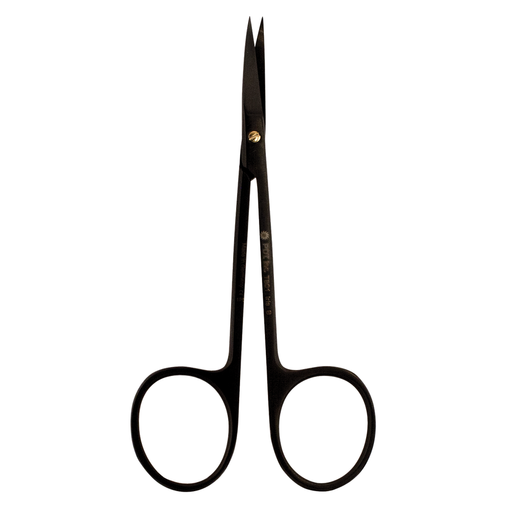 PDT Curved Iris Scissors (Black)