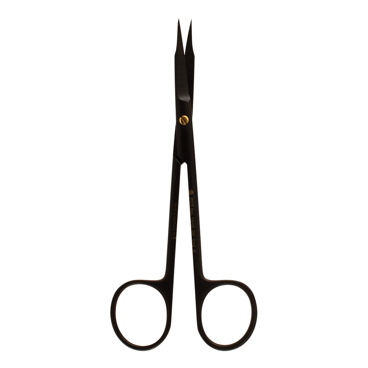 PDT 12.5cm Curved Goldman-Fox Scissors (Black)