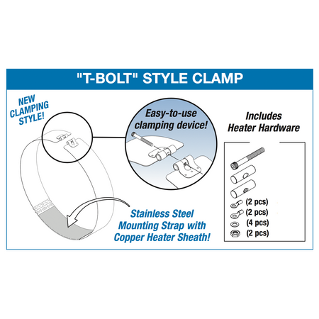 600W, 16" Heating Element W/Copper Sheath (Tuttnauer)