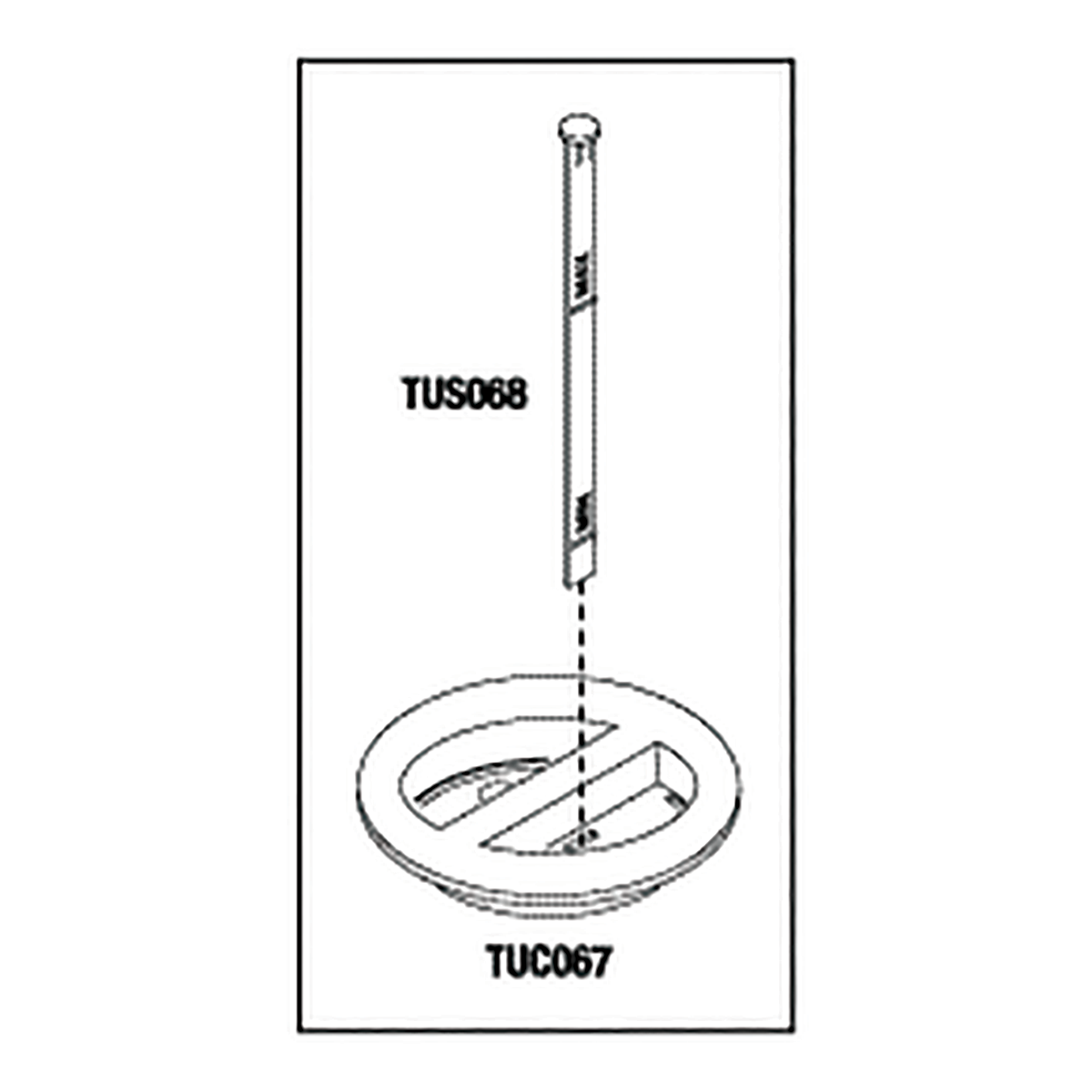 Water Reservoir Cover With Dipstick