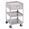 Stainless Steel Utility Cart (2 Shelves With Drawer)