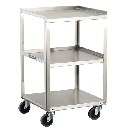 Small Stainless Steel Utility Cart (3 Shelves)