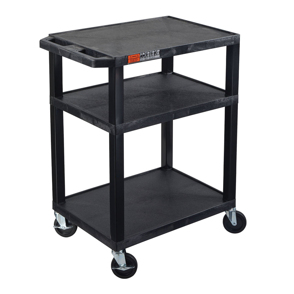 34" Utility Cart (3 Shelves)