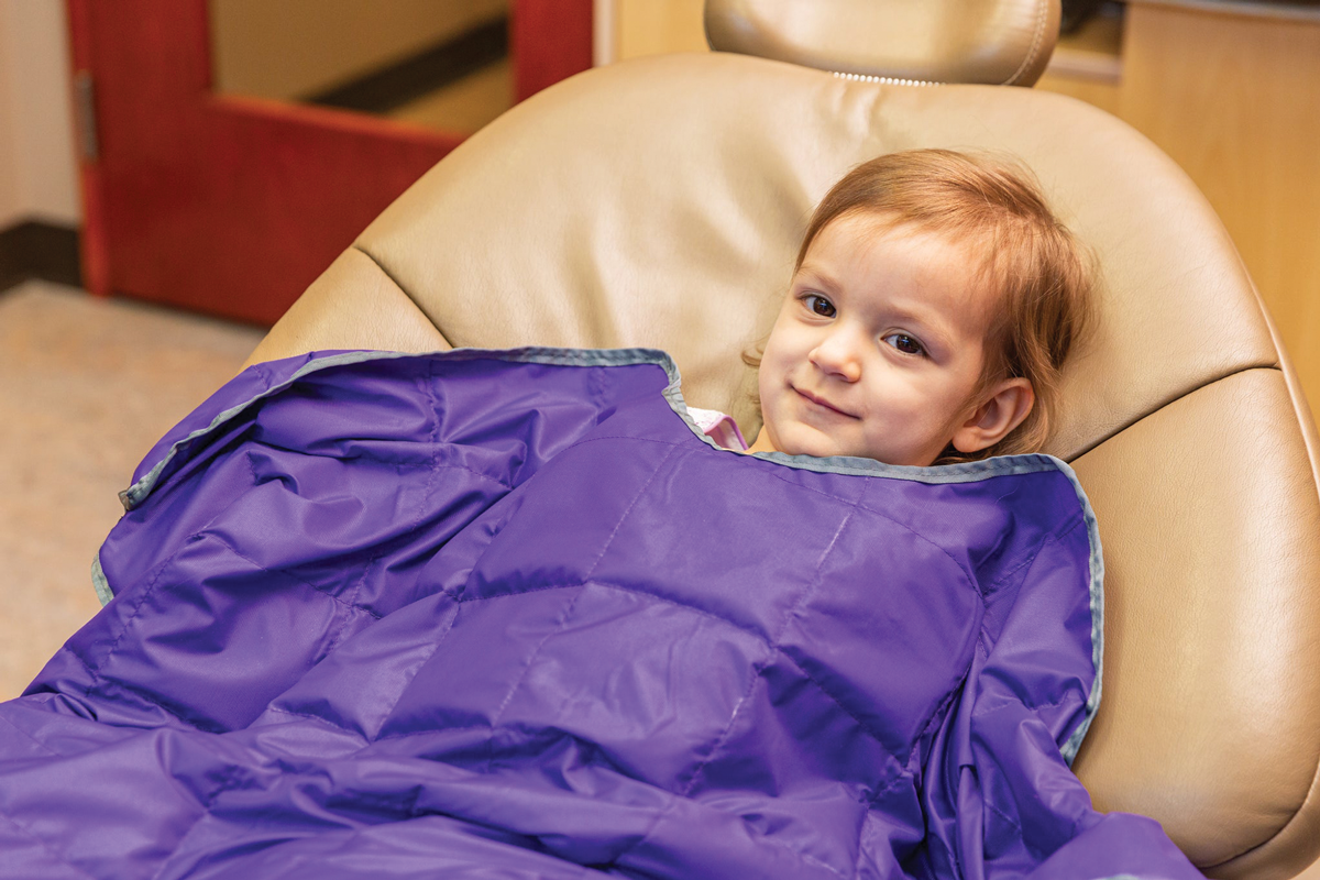 Blanket Shown on Patient