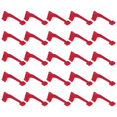 Pkg. of 25 Red Bitewing X-ray Film Bite Blocks (H 0/1)