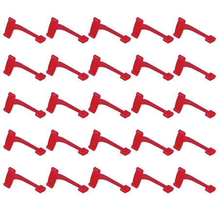 Pkg. of 25 Red Bitewing #2 X-ray Film Bite Blocks (H 2)
