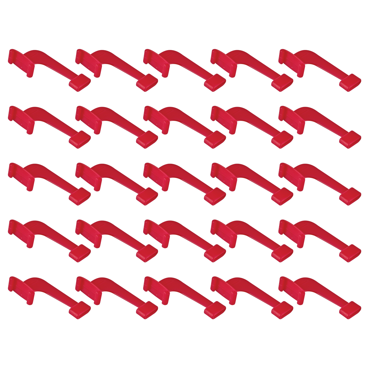 Pkg. of 25 Red Bitewing #1 X-ray Film Bite Blocks (V 1)