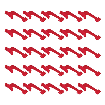 Red Bitewing X-ray Film Bite Blocks (Size #2)