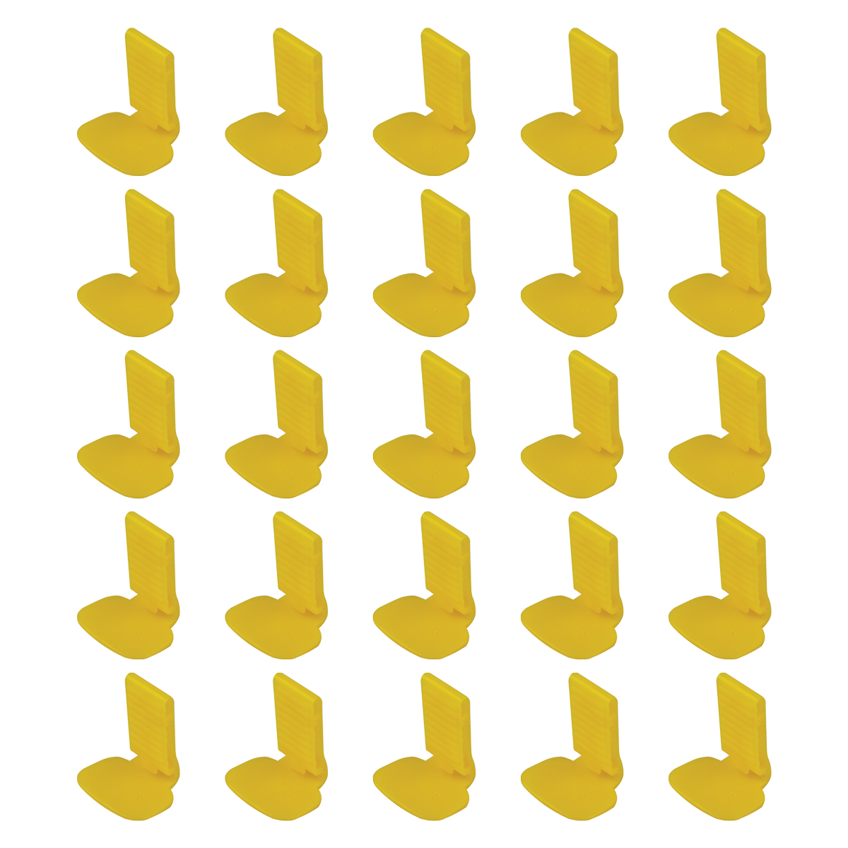 Yellow Posterior Bite Blocks (Pkg of 25)