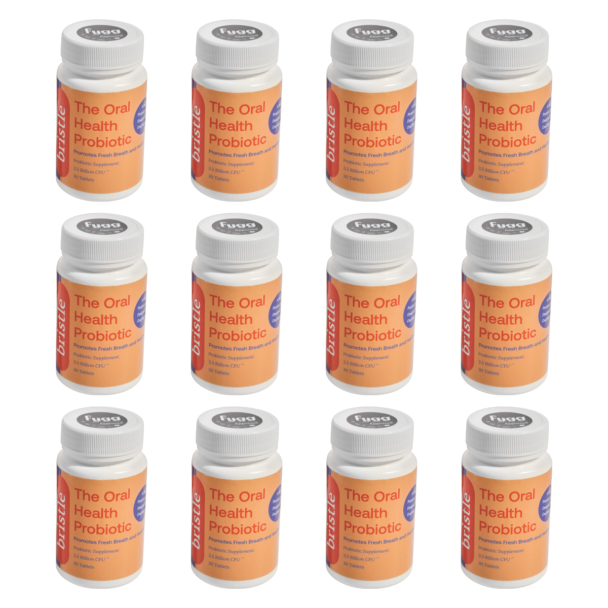 Fygg Oral Probiotic Breath Mints Powered by Bristle (Case)