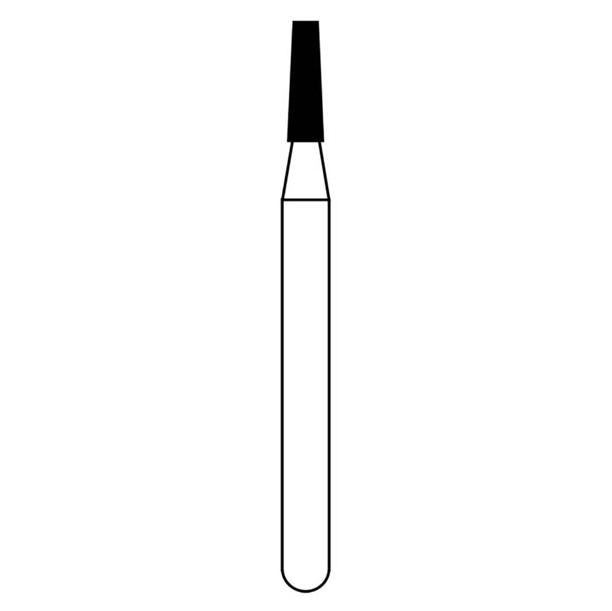 SS White Piranha Diamond Burs (Flat End Taper)