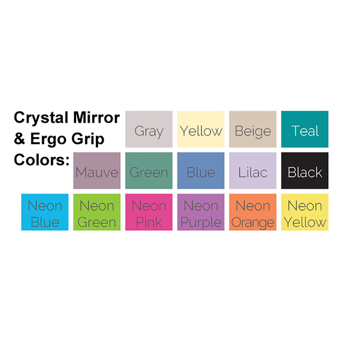 Zirc Color Options