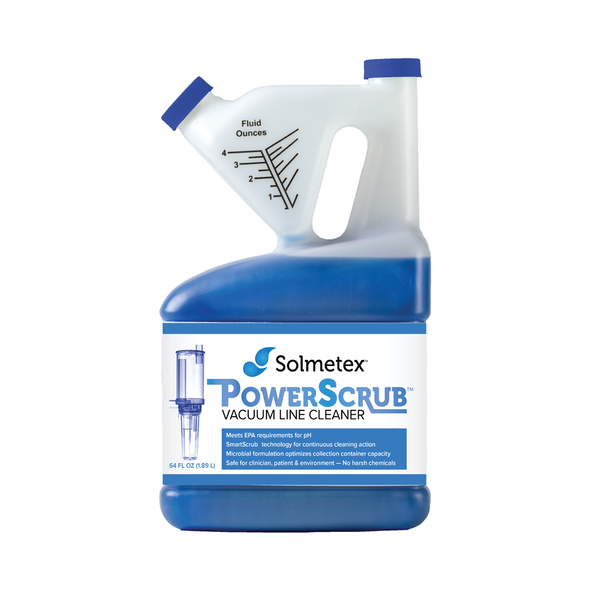 Solmetex PowerScrub Vacuum Line Cleaner