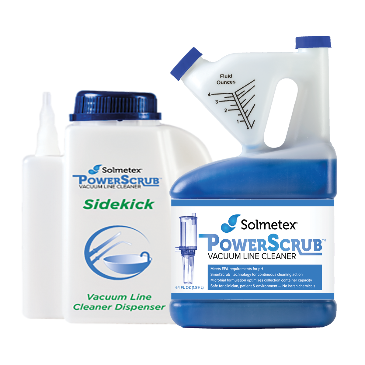 Solmetex PowerScrub Vacuum Line Cleaner Intro Kit