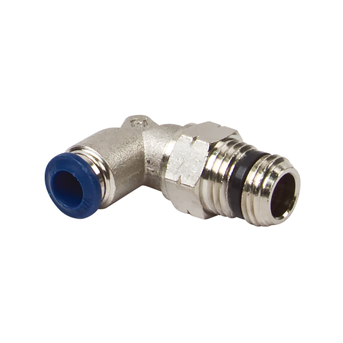 Push-In Poly Elbow Connector With Swivel (1/4" MPT)