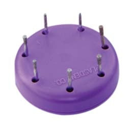 Round 7 Hole Bur Block