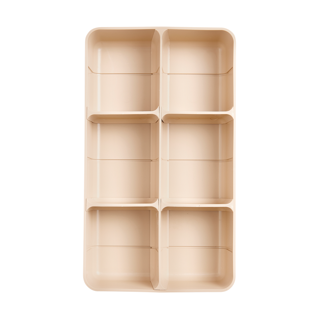 Beige Tray With Inserts