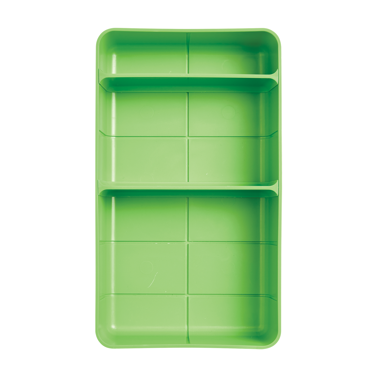 Neon Green Tray With Inserts
