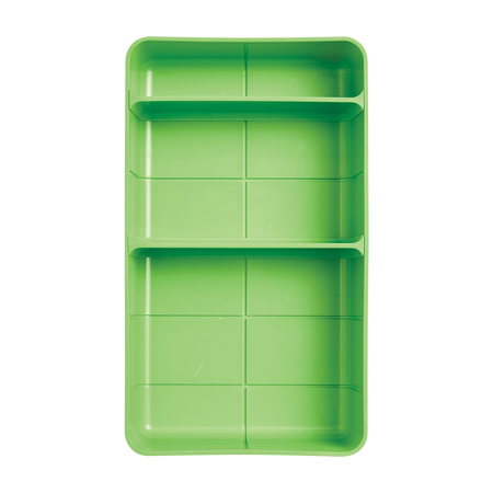 Neon Green Tray With Inserts