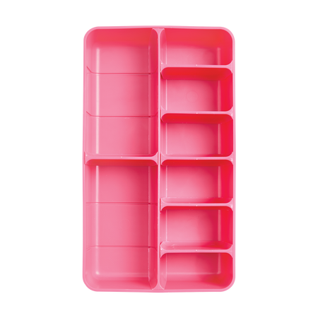 Zirc Pink Drawer Organizer With Dividers