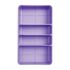 Neon Purple Tray With Medium Inserts
