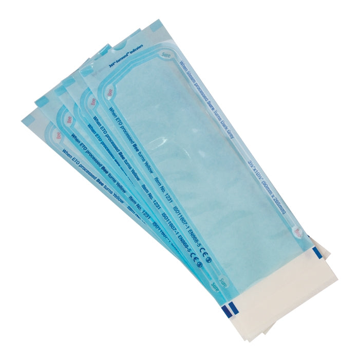 BeeSure Sterilization Pouches (3-1/2