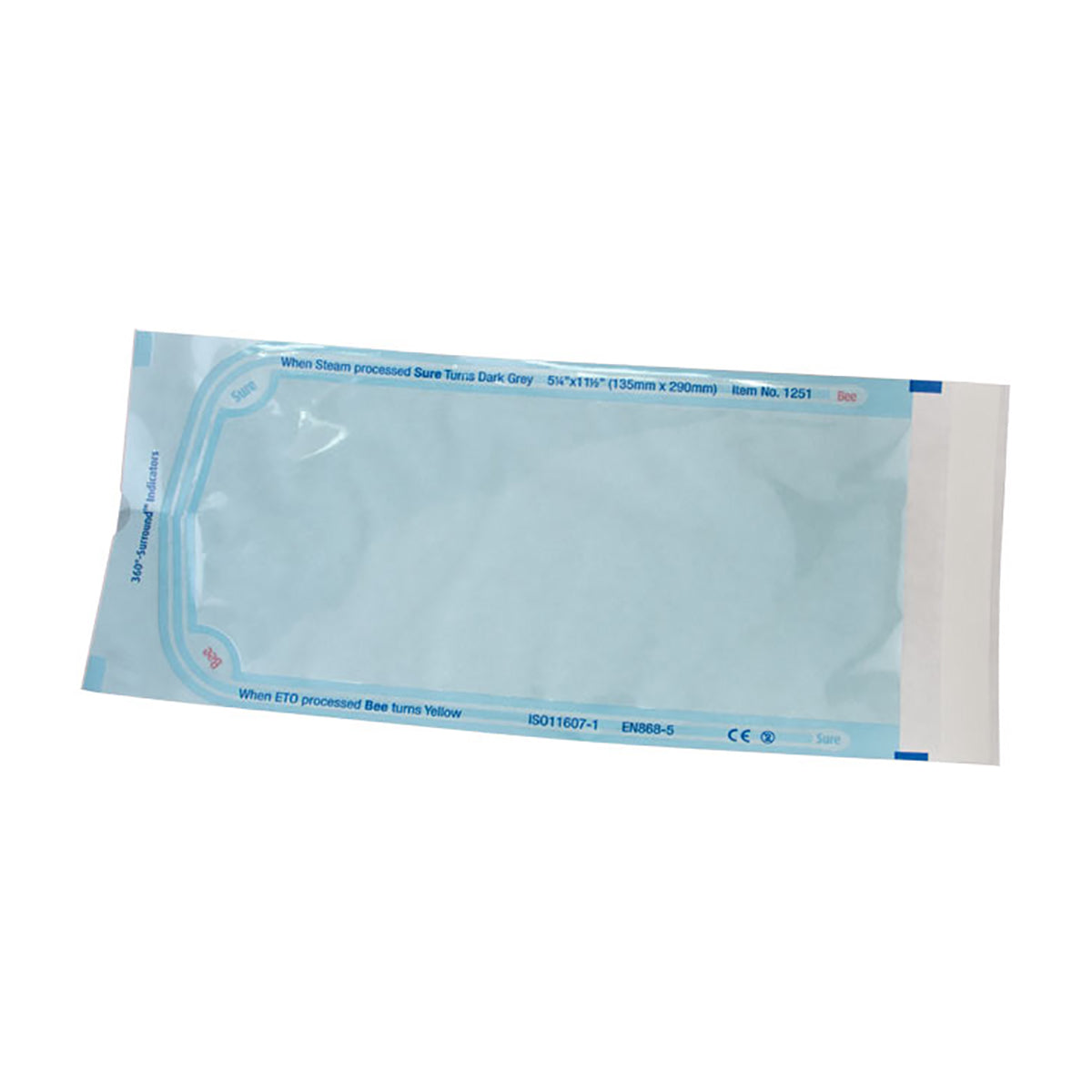 BeeSure Sterilization Pouches (5-1/4" x 11-1/2")