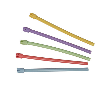 BeeSure Rainbow Saliva Ejector Tips (Pkg. 500)