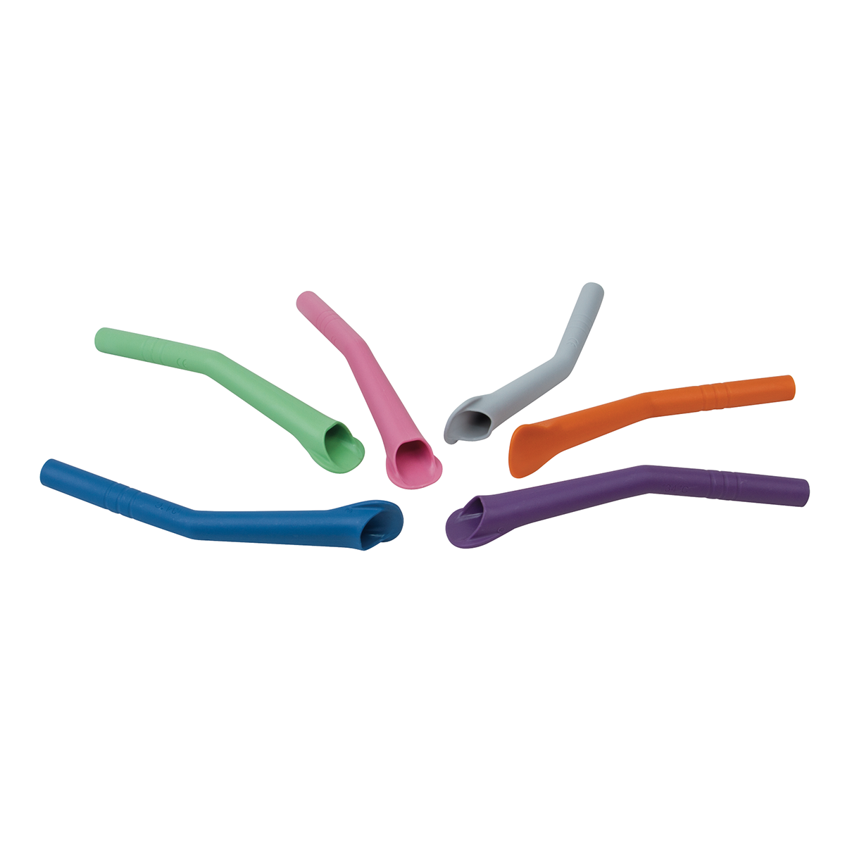 EUVAC HVE Tips With Tongue Guards - Adult (Pkg. 12)