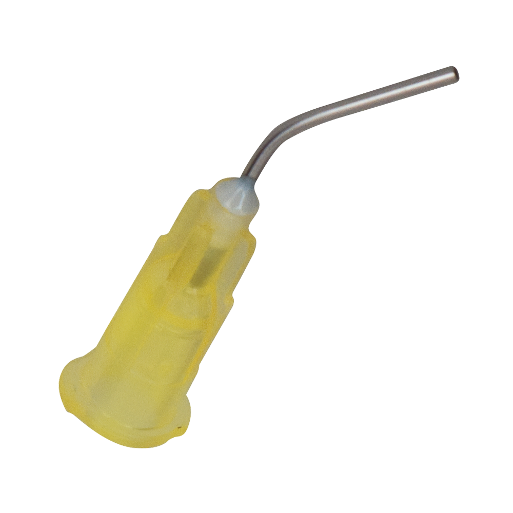 Yellow Bent Needle Tips