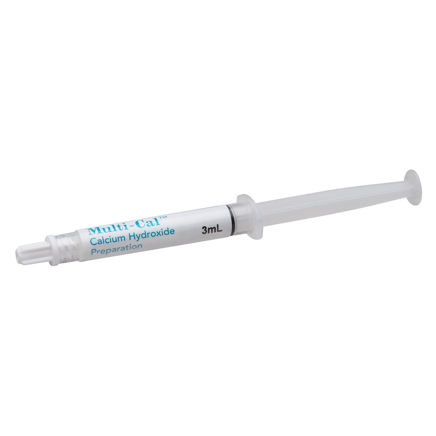 Pulpdent Multi-Cal Calcium Hydroxide Paste – 4 X 1.2 Ml Syringes With Applicator Tips