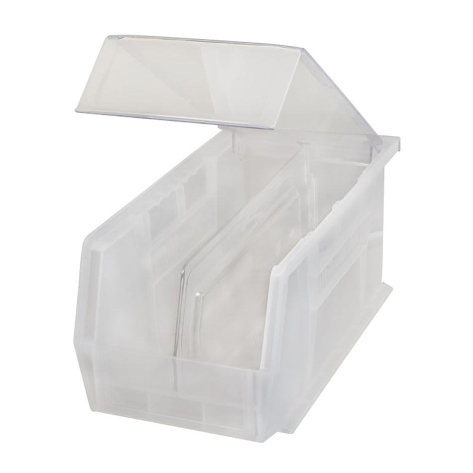 Akro Bin (10-7/8" x 5-1/2" x 5") With Lid and Length Dividers