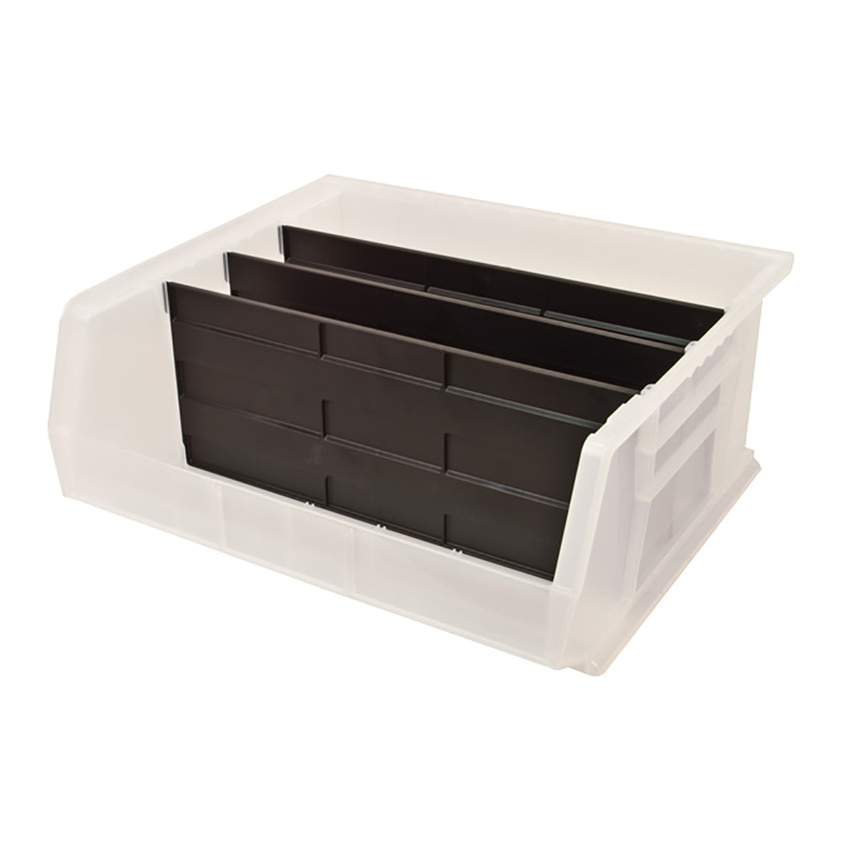 Akro Bin Shown With Width Dividers