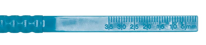 Disposable Mirrors With Ruler Handle