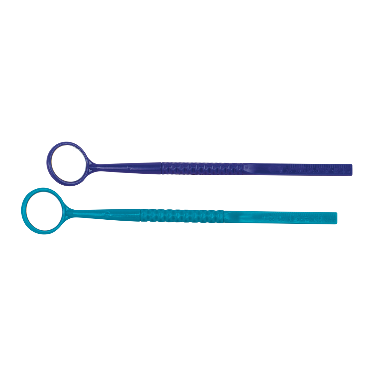Disposable Mirrors With Ruler Handle