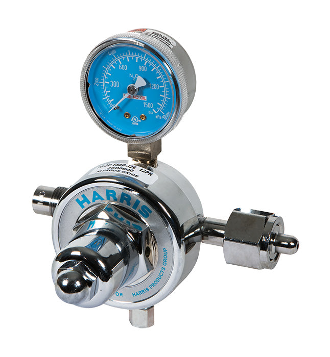 Single High Pressure Regulator With Gauge