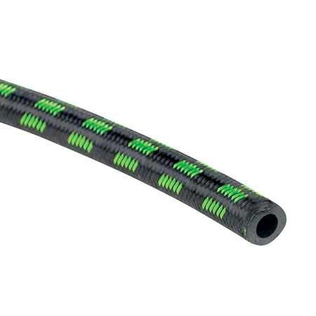 Oxygen Green Braided Tubing